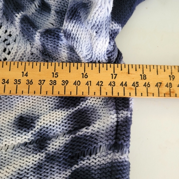 Intrigue Open Knit Tie Dye Sweater Size S - Picture 8 of 9